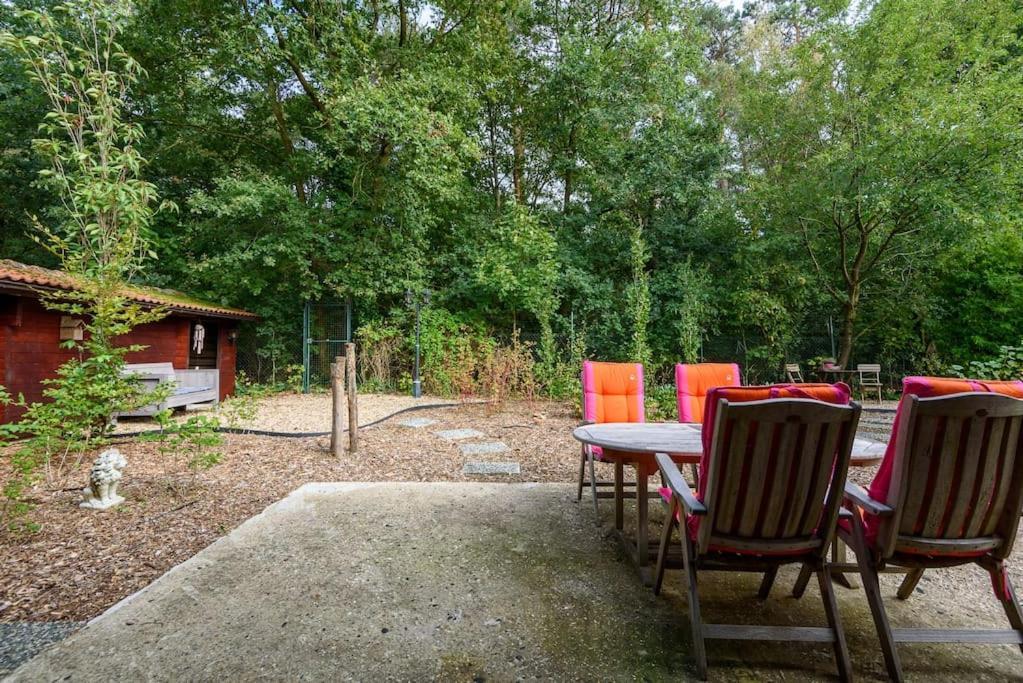 Spacious Wooden Cottage With Infra-Red Sauna At Veluwe Putten Eksteriør bilde
