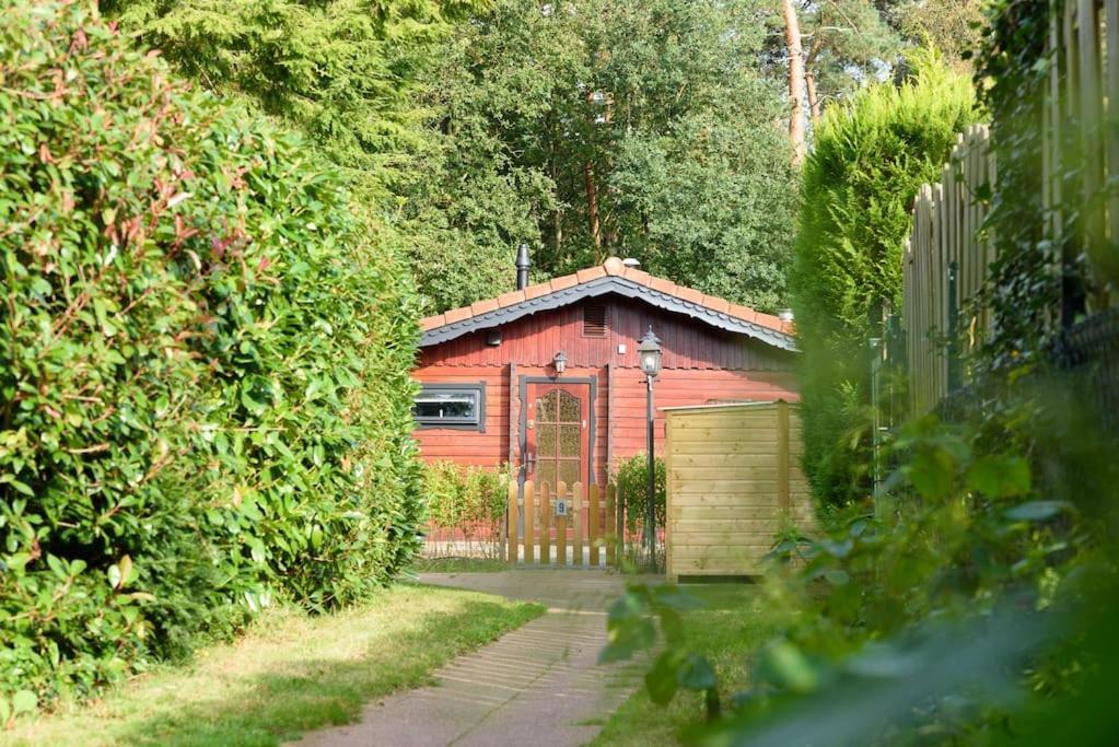 Spacious Wooden Cottage With Infra-Red Sauna At Veluwe Putten Eksteriør bilde